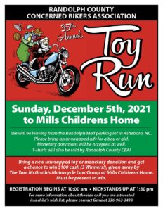 Dec 5 - Randolph County CBA Toy Run