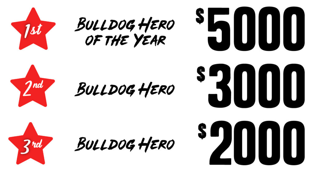 2022 Bulldog Hero donations