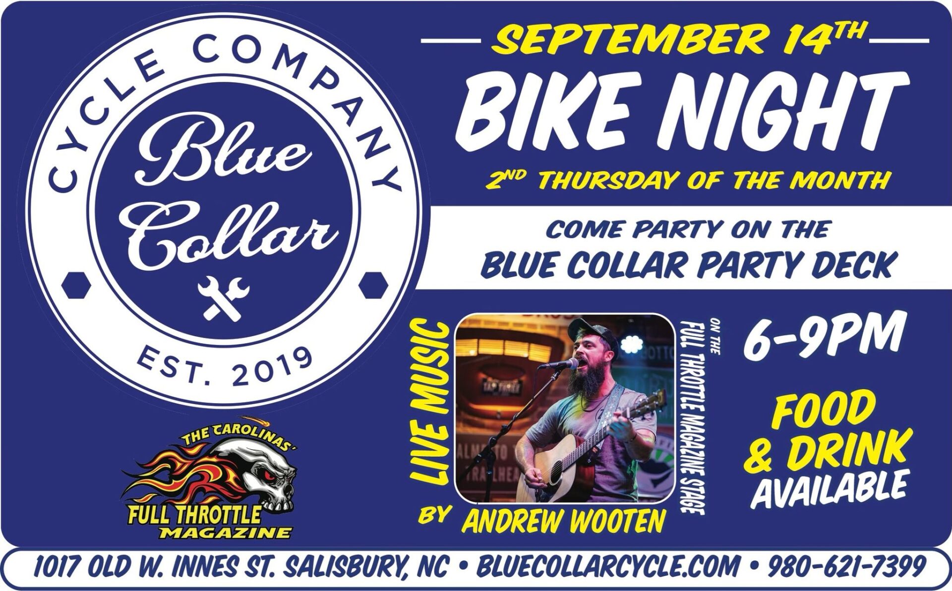Sept | Blue Collar Bike Night