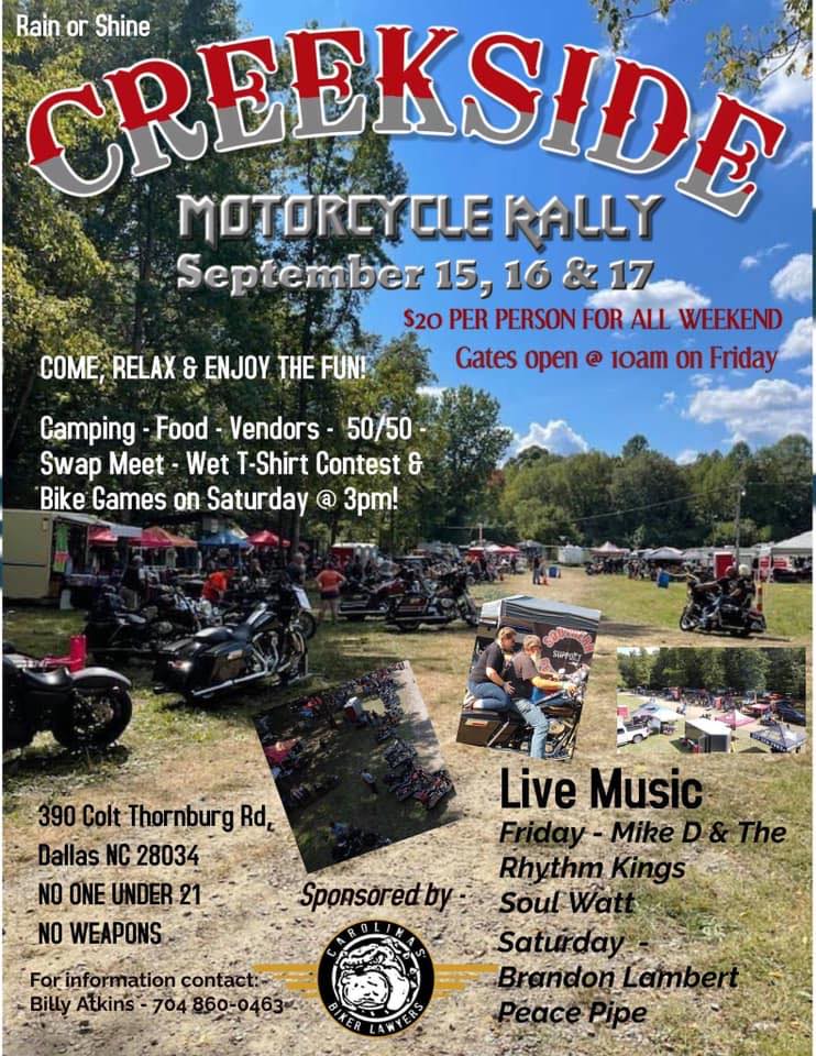 Creekside Motorcycle Rally