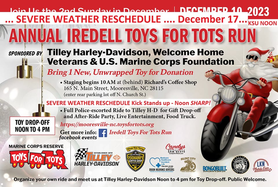 Iredell Toys for Tots Run | Dec 17