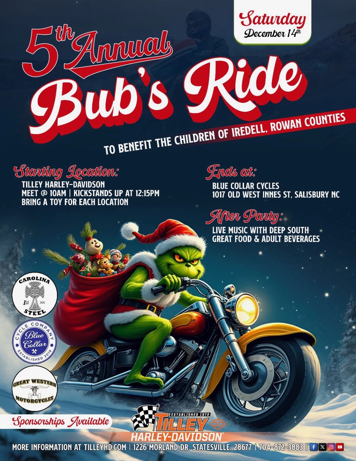 Bub's Ride | Benefitting Kids of Iredell and Rowan County