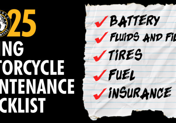 Spring Motorcycle Maintenance Checklist
