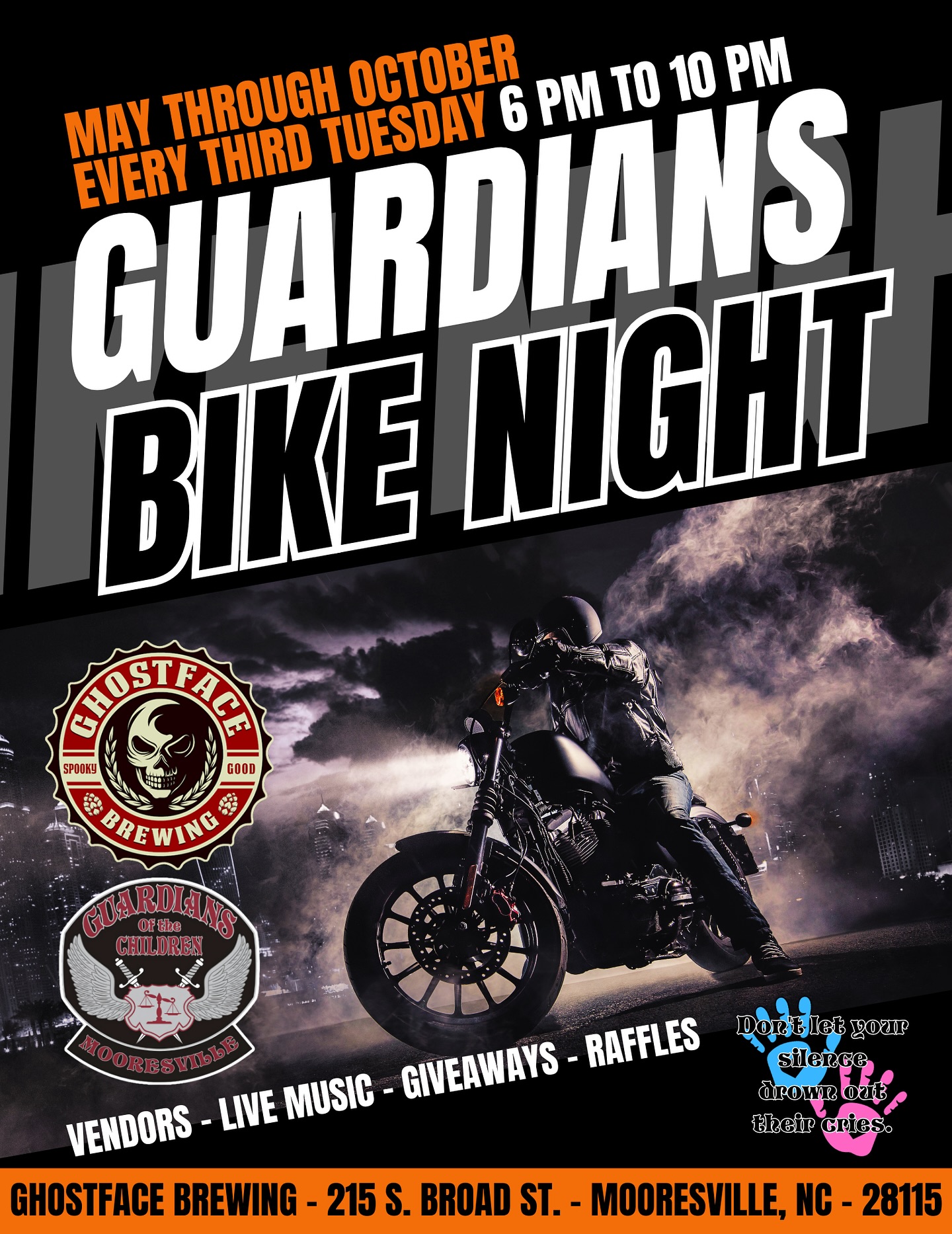 Guardians Bike Night | Ghostface Brewing