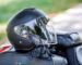 helmet and motorcycle