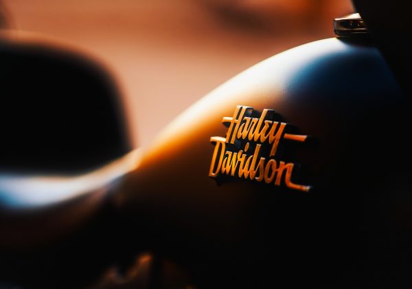 close up of Harley-Davidson motorcycle engine